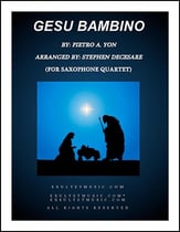 Gesu Bambino (for Saxophone Quartet) P.O.D. cover